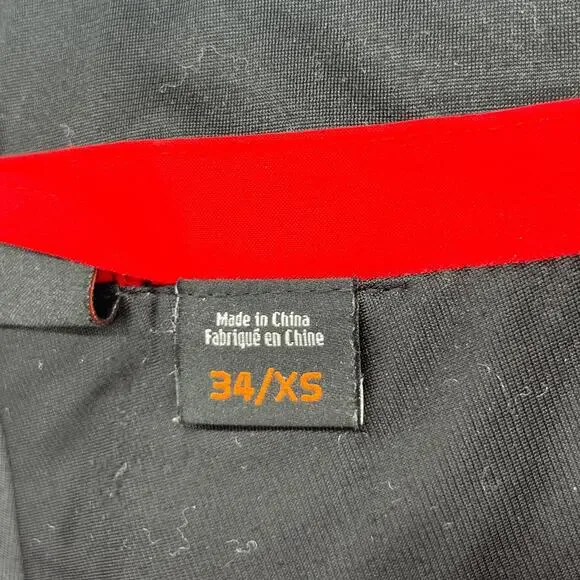 KJUS Snowpants 34 XS Adrenaline Thinsulate Flex Ski Snowboard Belted Red